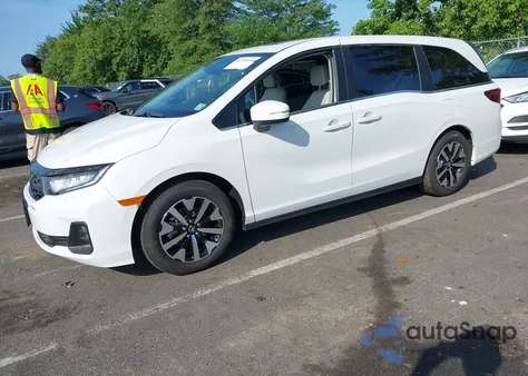 2025 Honda Odyssey Ex-L from USA, damaged, VIN 5FNRL6H61SB045303